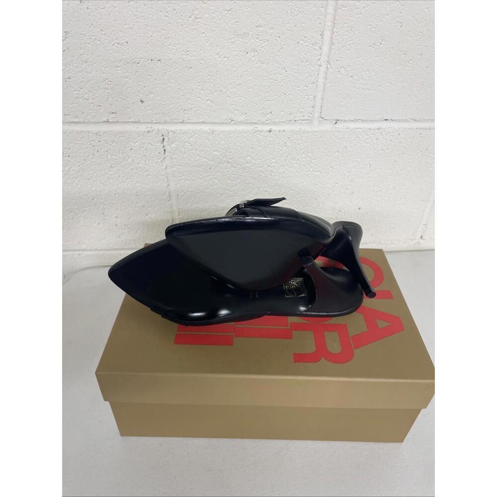 Gia Borghini Dorothy Heels black pointed toe sandal size 39 NIB $470 msrp - Picture 11 of 11